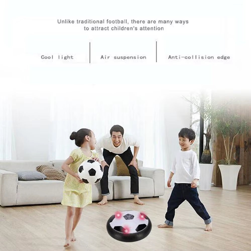 Air Football, Children'S Toys Hover Soccer Ball for Kid Boys Funny LED Light Soccer Ball Indoor Outdoor Football Gift Toy