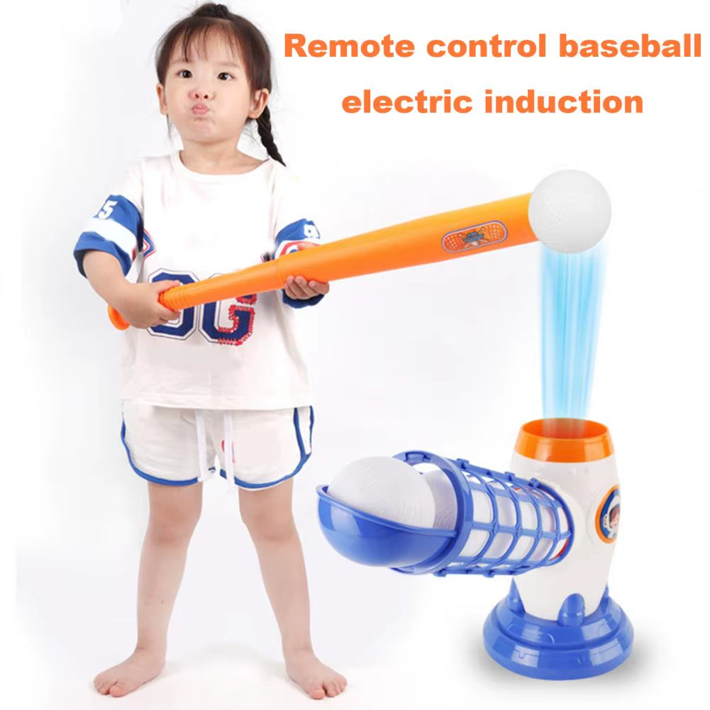 Kids Baseball Pitching Machine Independent Training Simple Operation Auto Release Battery Powered Baseball Trainer Sports Suppli