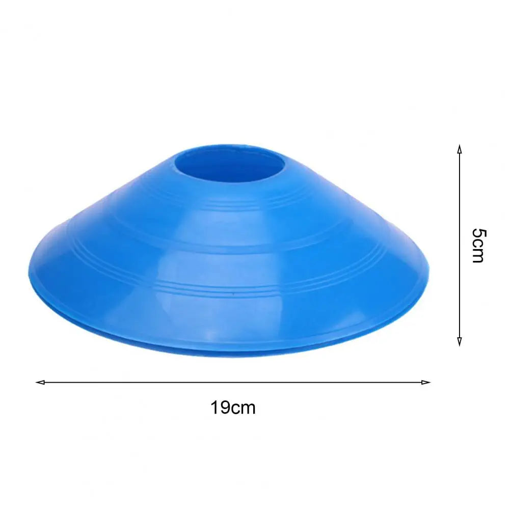 50Pcs Soccer Training Cones with Mesh Bag Football Training Sports Saucer Cones Marker Discs Soccer Rugby Training Disc Bucket