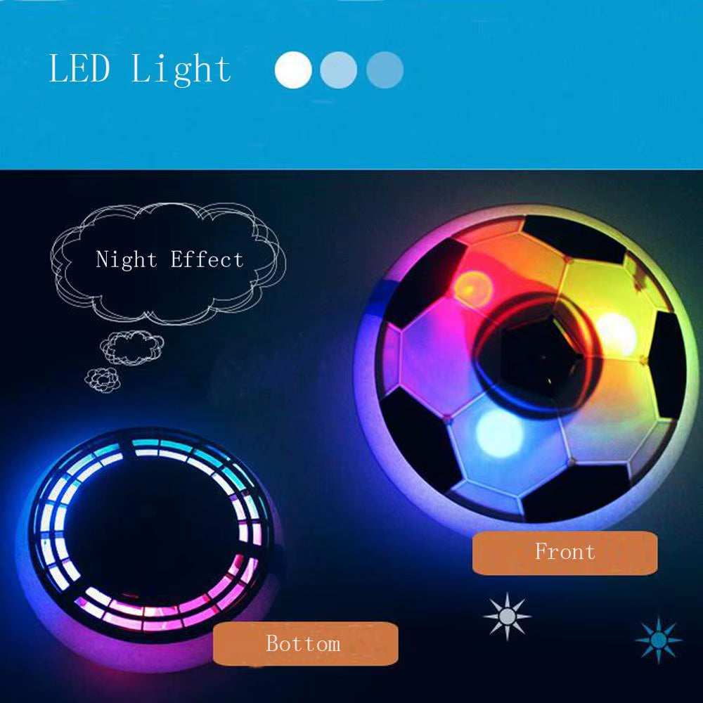 Air Football, Children'S Toys Hover Soccer Ball for Kid Boys Funny LED Light Soccer Ball Indoor Outdoor Football Gift Toy