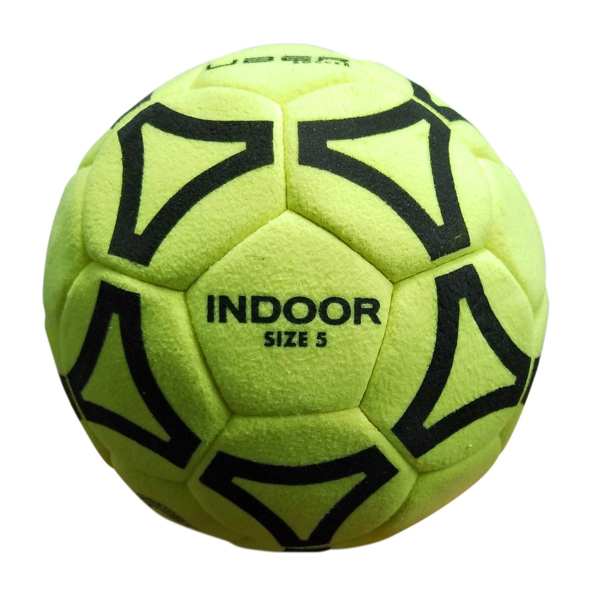 Indoor Felt Soccer Ball - Neon Yellow