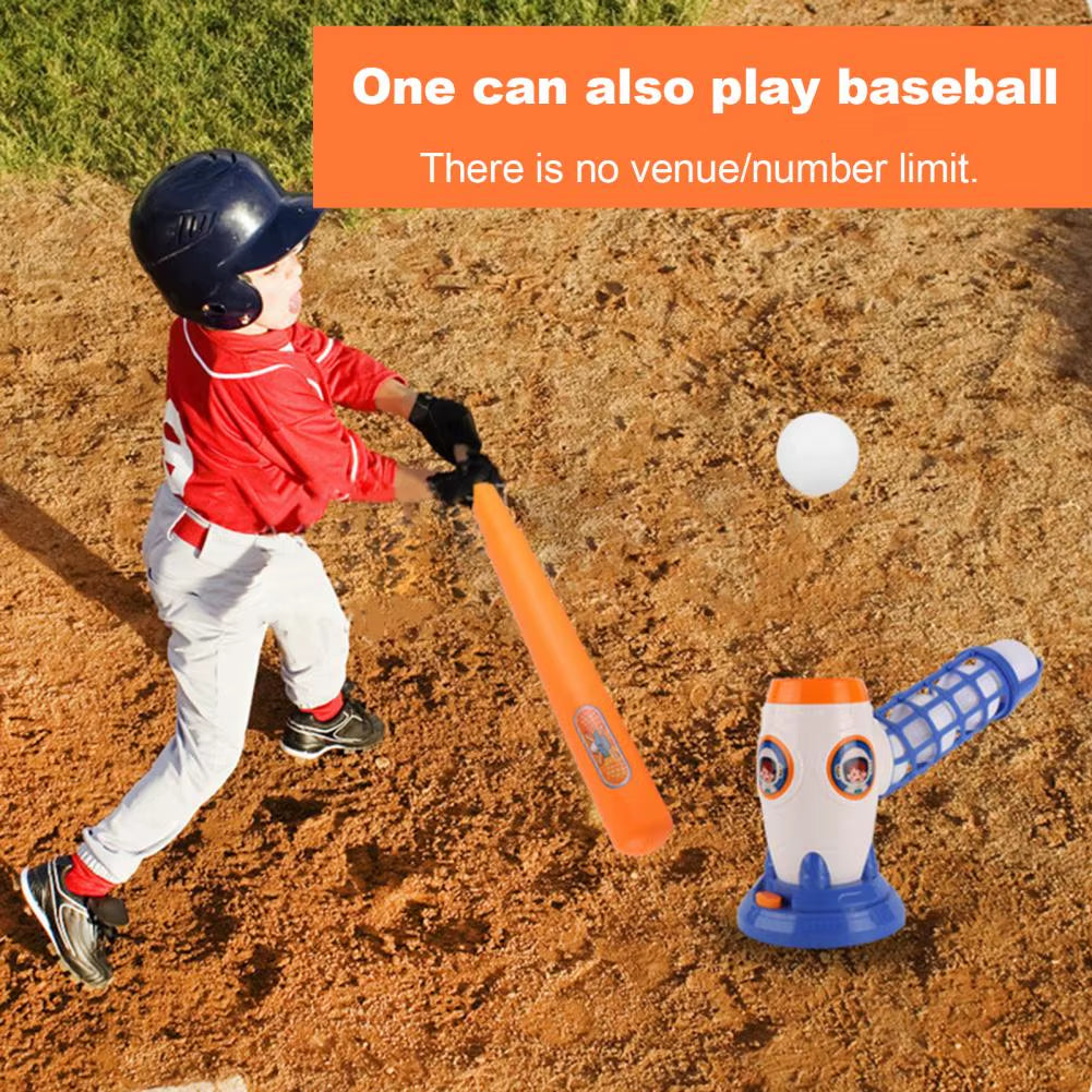 Kids Baseball Pitching Machine Independent Training Simple Operation Auto Release Battery Powered Baseball Trainer Sports Suppli